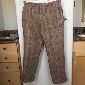 Ralph Lauren Polo Golf Brown Tweed Pants W33 L 28